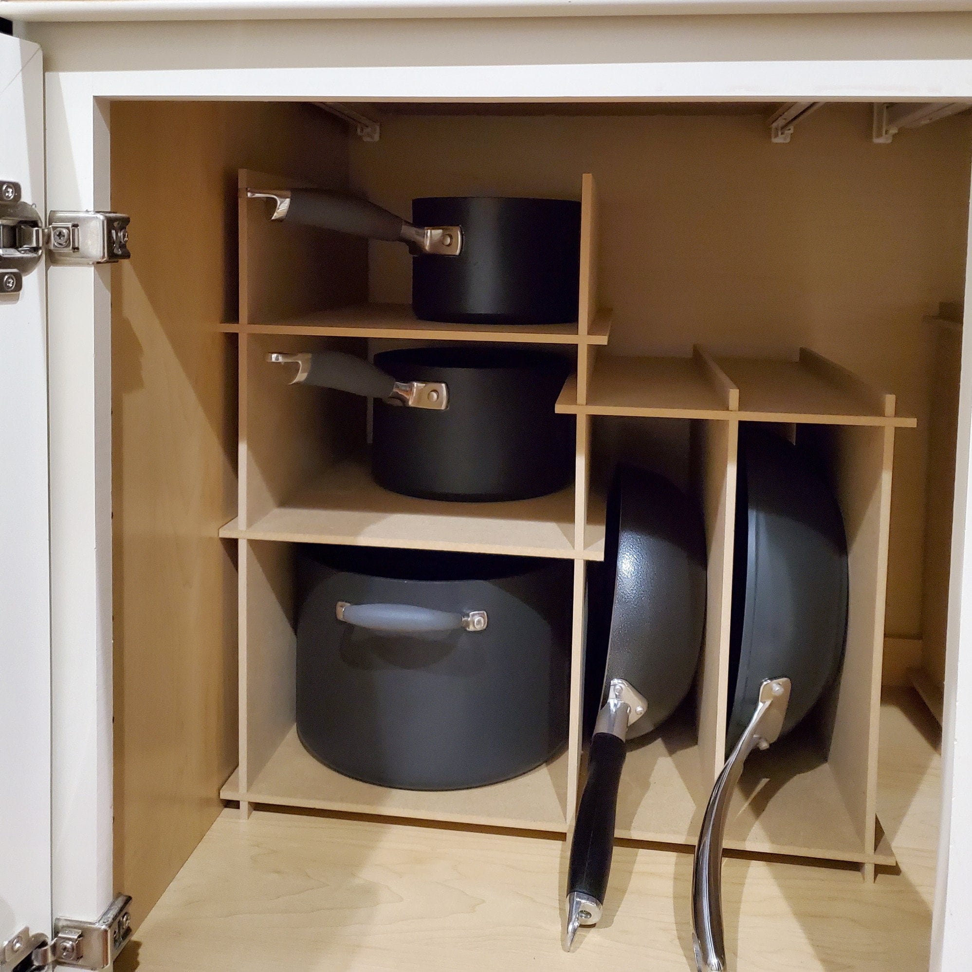 Kitchen Storage Cabinets — The Best Pot Rack and Cabinet Organizers!