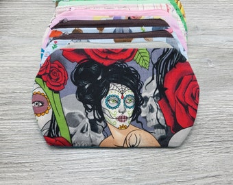 Mini Zipper Pouch - Choose Your Design - Great for gift cards, coin purse, feminine products, and more!