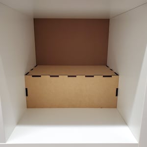 cube shelf riser in unfinished