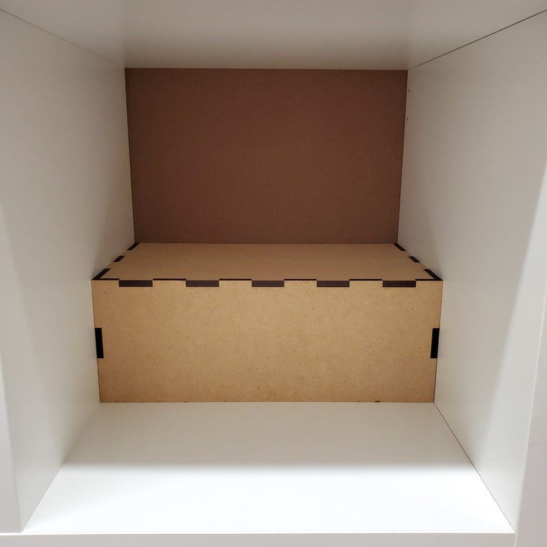 cube shelf riser in unfinished