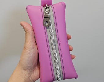 Flat Pink Pencil Pouch