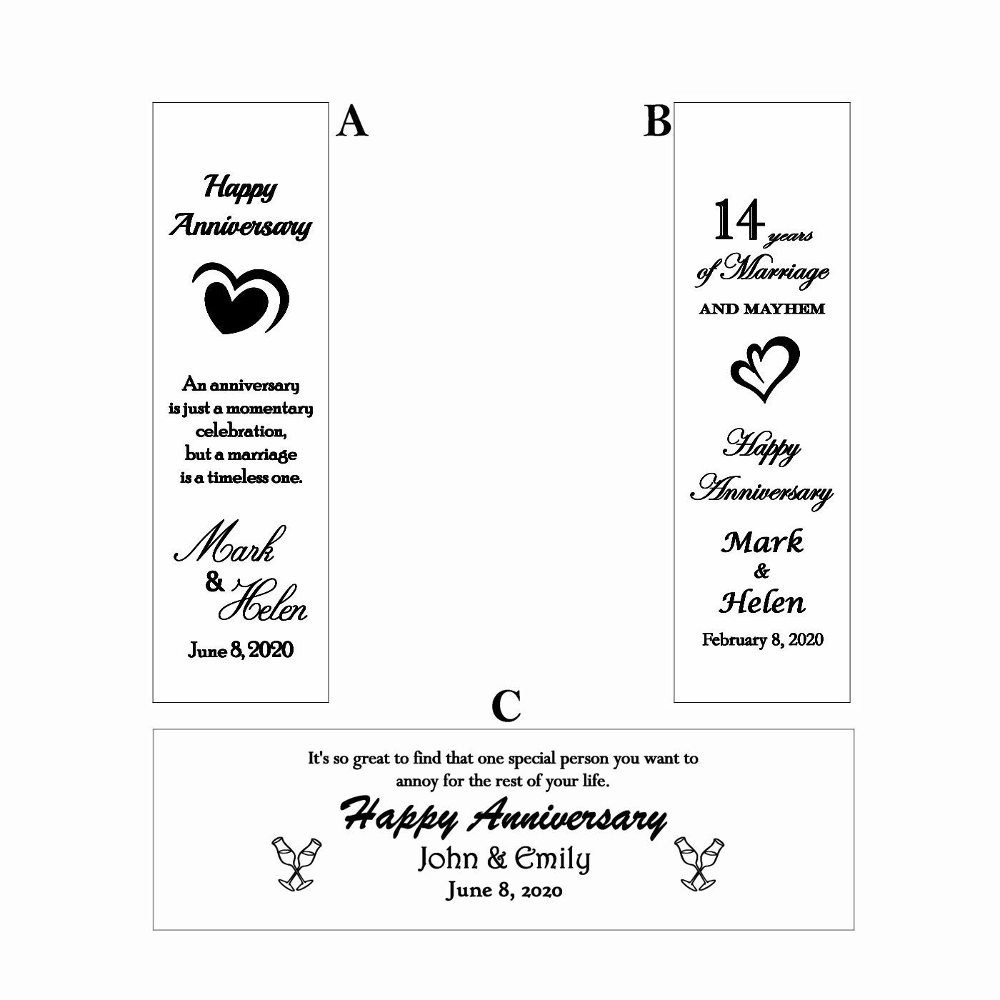 Anniversary Gift Guest Book Box or Tumbling Tower Game with Etsy
