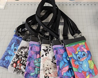 Crossbody Cell Phone Zipper Bags