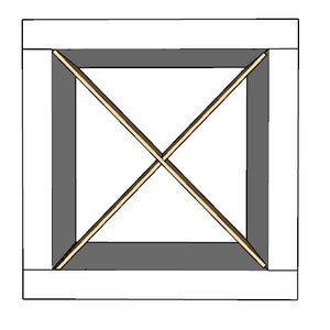 Cube Storage X Divider Insert: Vinyl, Yarn & Wine Organizer