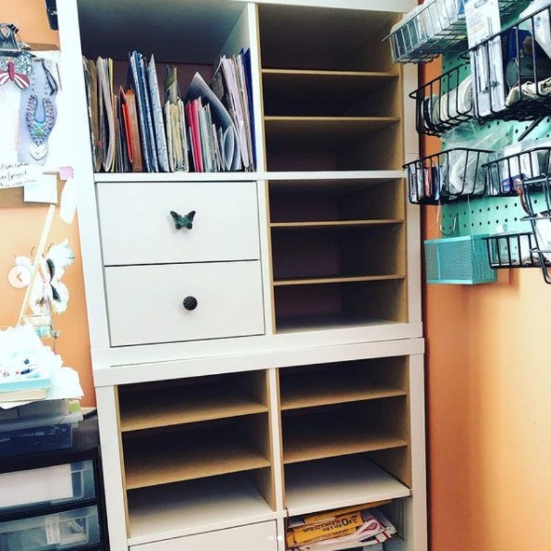 Adjustable Shelf Organizer Cube Insert for Cube Storage Etsy