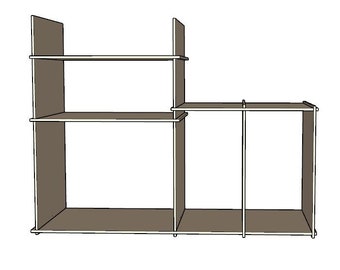 Kitchen Cabinet Pot and Pan Storage Organizer, Pan Organizer, Kitchen Cabinet Organizer R243