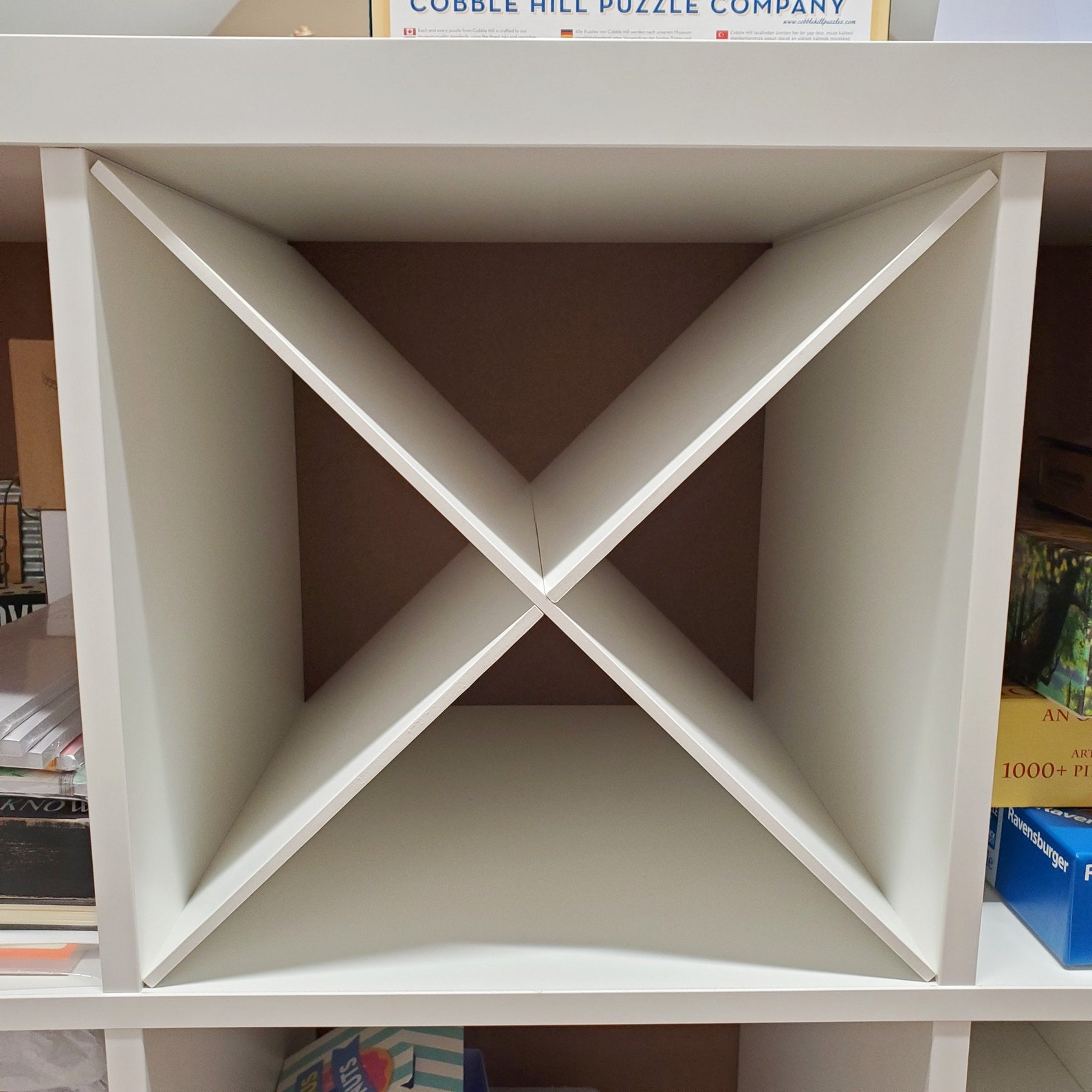 X Divider Cube Insert for Cube Storage Shelves Available Etsy UK