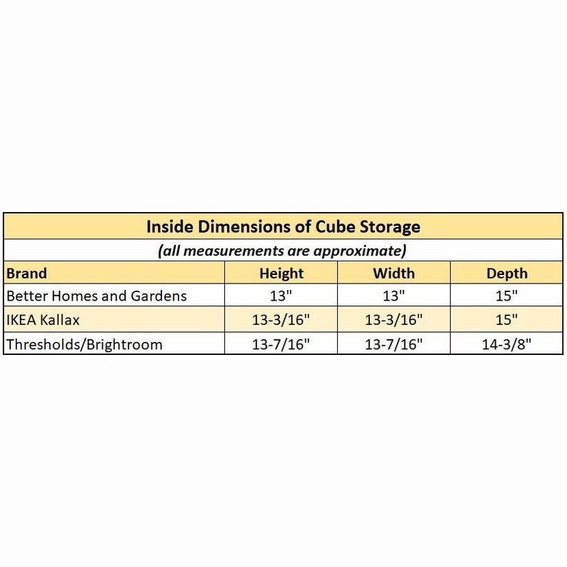 25 Cubby Cube Insert for Cube Storage Shelves / Wine Rack / Etsy