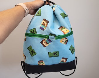 Minecraft Drawstring Backpack S843