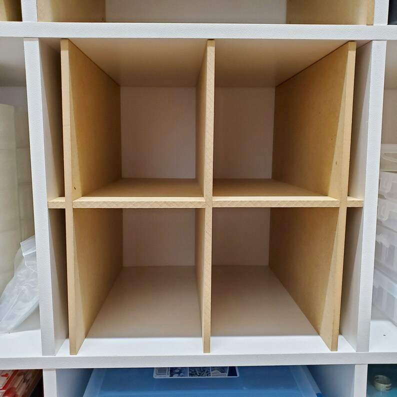 4 Cubby Cube Insert for Cube Storage Shelves / Shoe Rack / Etsy