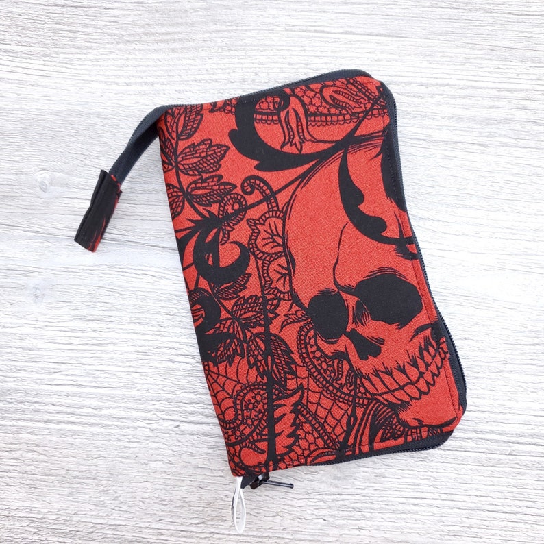 Stitch Marker Organizer Alexander Henry After Dark Red Etsy