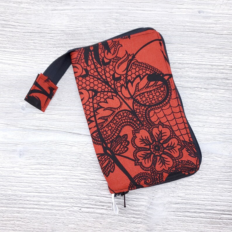 Stitch Marker Organizer Alexander Henry After Dark Red Etsy