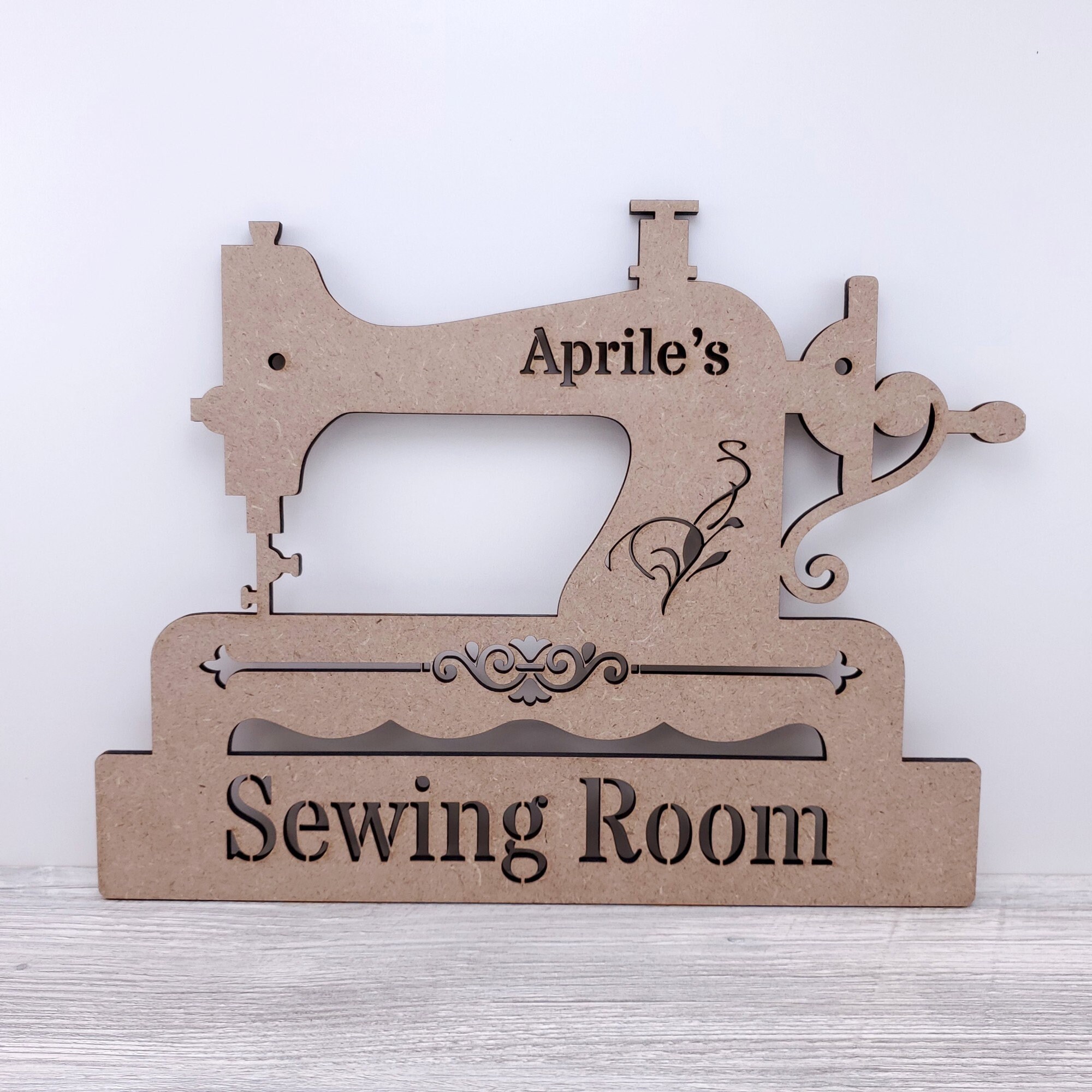 Laser Cut Vintage Sewing Machine Sign 11 tall and Etsy