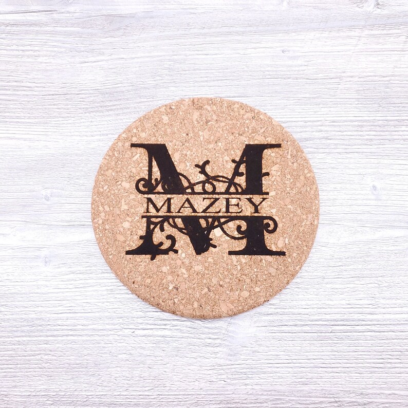 Personalized Cork Trivet Engraved Pot Holder Home Décor Etsy