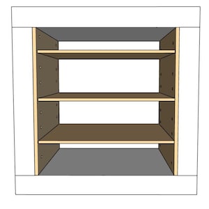 Adjustable Shelf Organizer Cube Insert for Cube Storage Shelves / Cube Divider / Cube Organizer