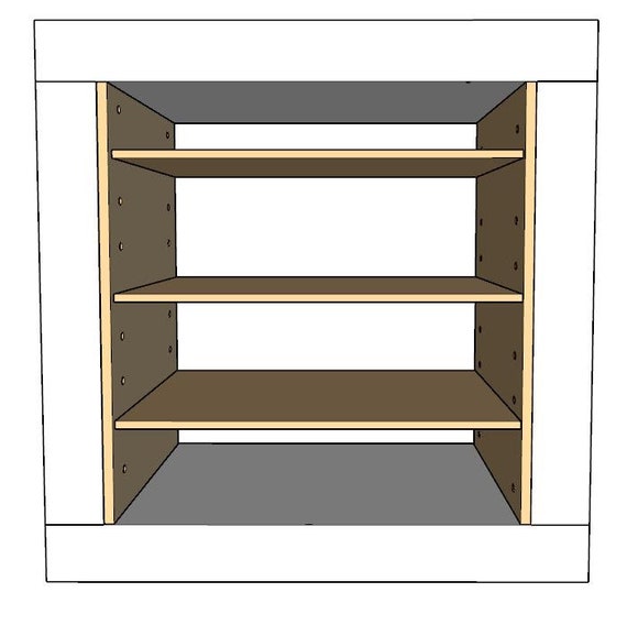 3 Tier 9 Cube Organizer Kitchen Bedroom Storage Rack Shelving MDF Shelves
