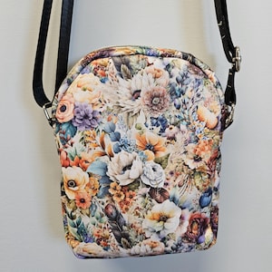 Fall Floral Crossbody Bag S968