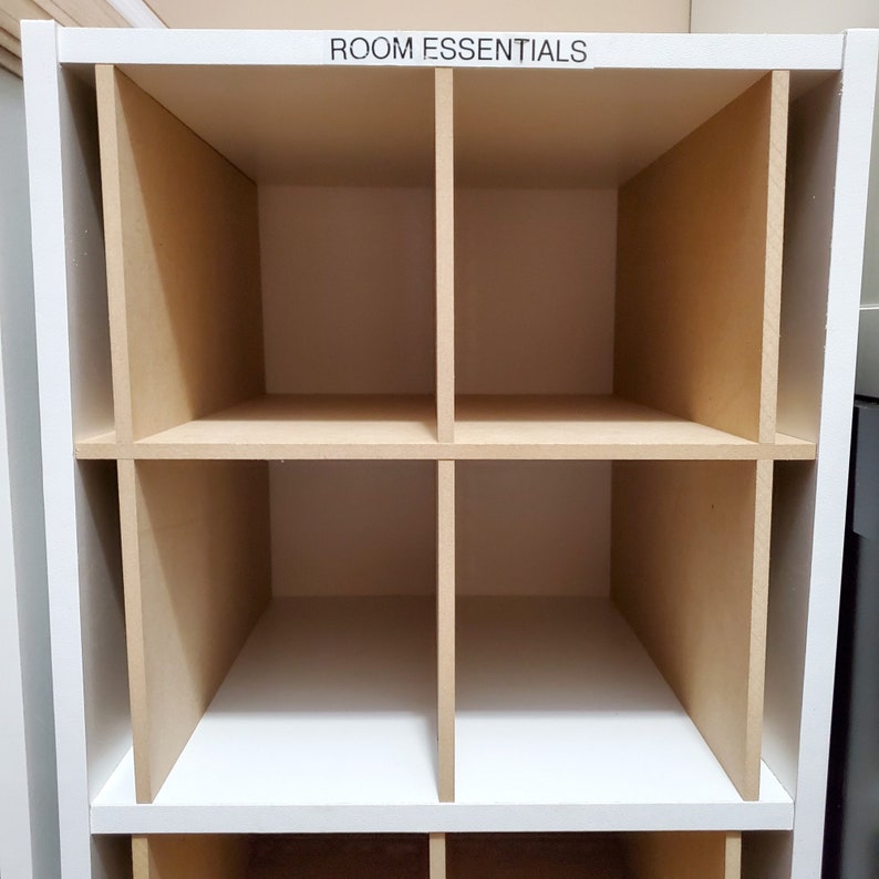 4 Cubby Cube Insert for Cube Storage Shelves / Shoe Rack / Etsy