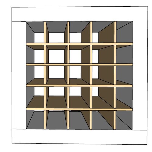 X Divider Cube Insert for Cube Storage Shelves Available Etsy