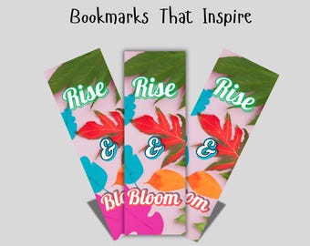 Printable Inspirational Bookmarks | Single Digital Bookmark Download | Faith Based