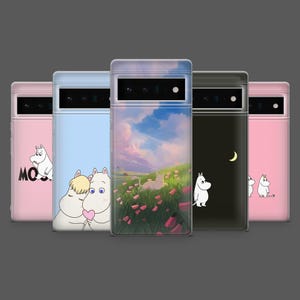 Moomin Phone Case Finnish Troll Snufkin Cover for Google Pixel 10, 10Pro, 9Pro, 8A, 8, 7A, 6A, Samsung S25, S24FE, S23,A16,A36, iPhone 16, 5