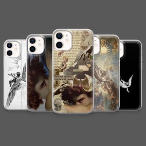 Fallen Angel Phone Case Lucifer Renaissance Cover for iPhone 17Pro, 16, 15, 14, 13,12, Samsung S25, S24, S23Fe, S22, A16,A26,A56, Pixel 10,9