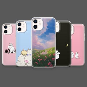Moomin Phone Case Finnish Troll Snufkin Cover for iPhone 17Pro, 16, 15, 14, 13,12, Samsung S25, S24, S23Fe, S22, A16,A26,A56, Pixel 10,9