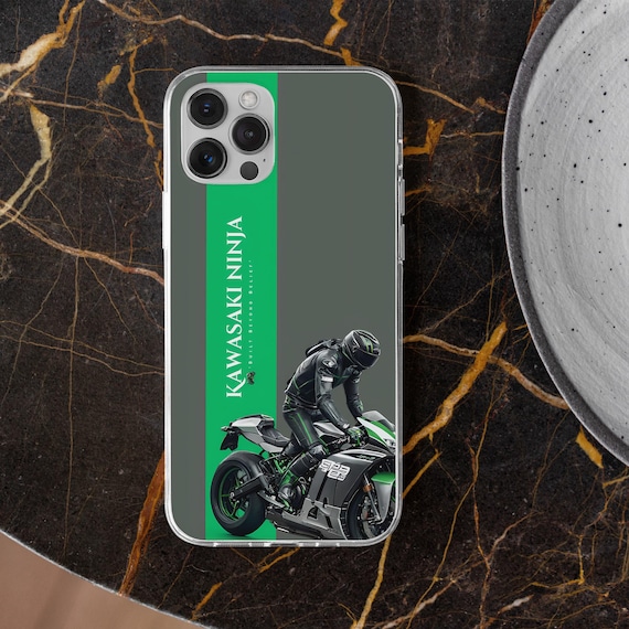 Kawasaki Motorcycle Phone Case Ninja H2 ZX-6R Sport Bike Cover for