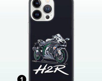 カワサキ バイク用 スマホケース Ninja H2 ZX-6R スポーツバイクカバー