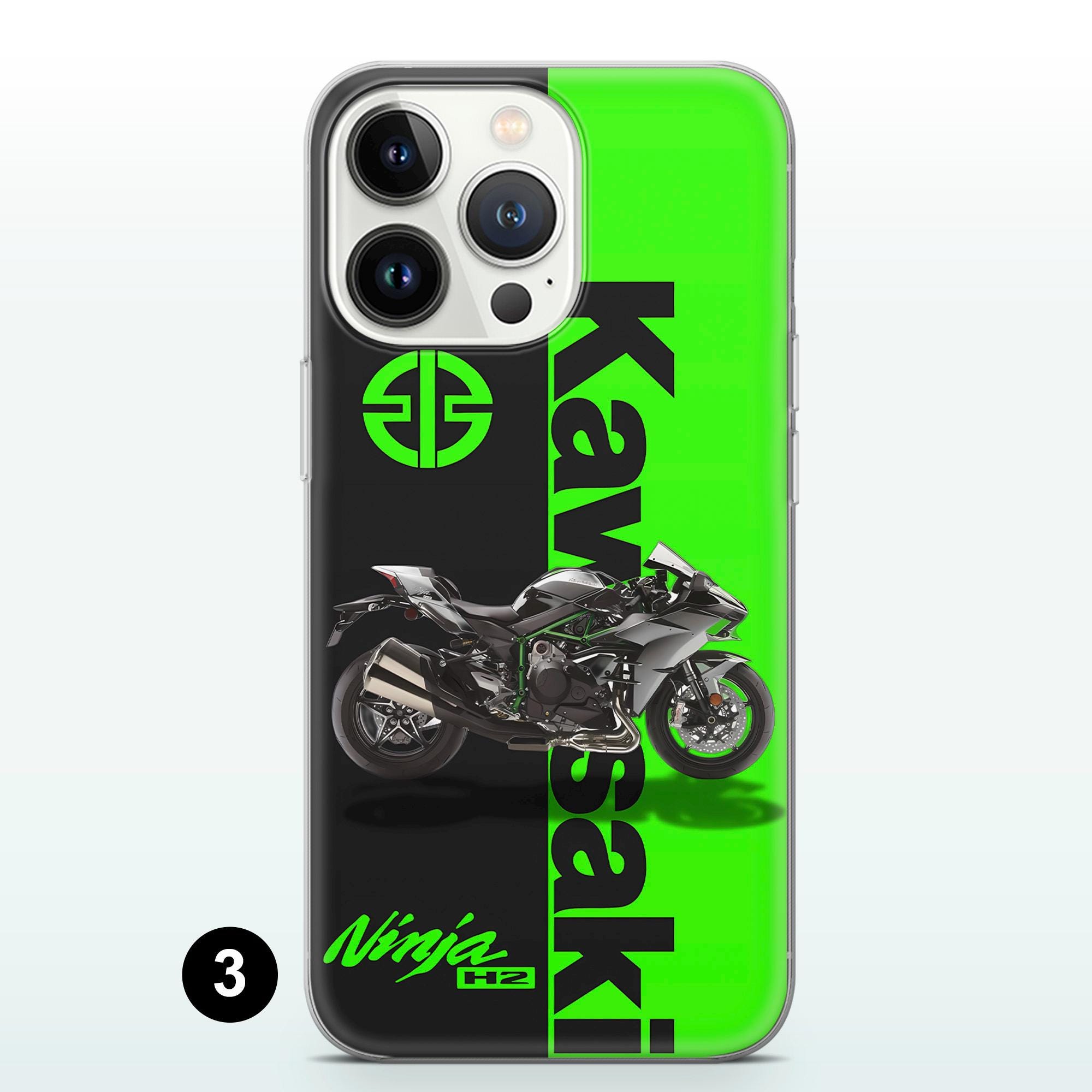 Kawasaki Motorcycle Phone Case Ninja H2 ZX-6R Sport Bike Cover for