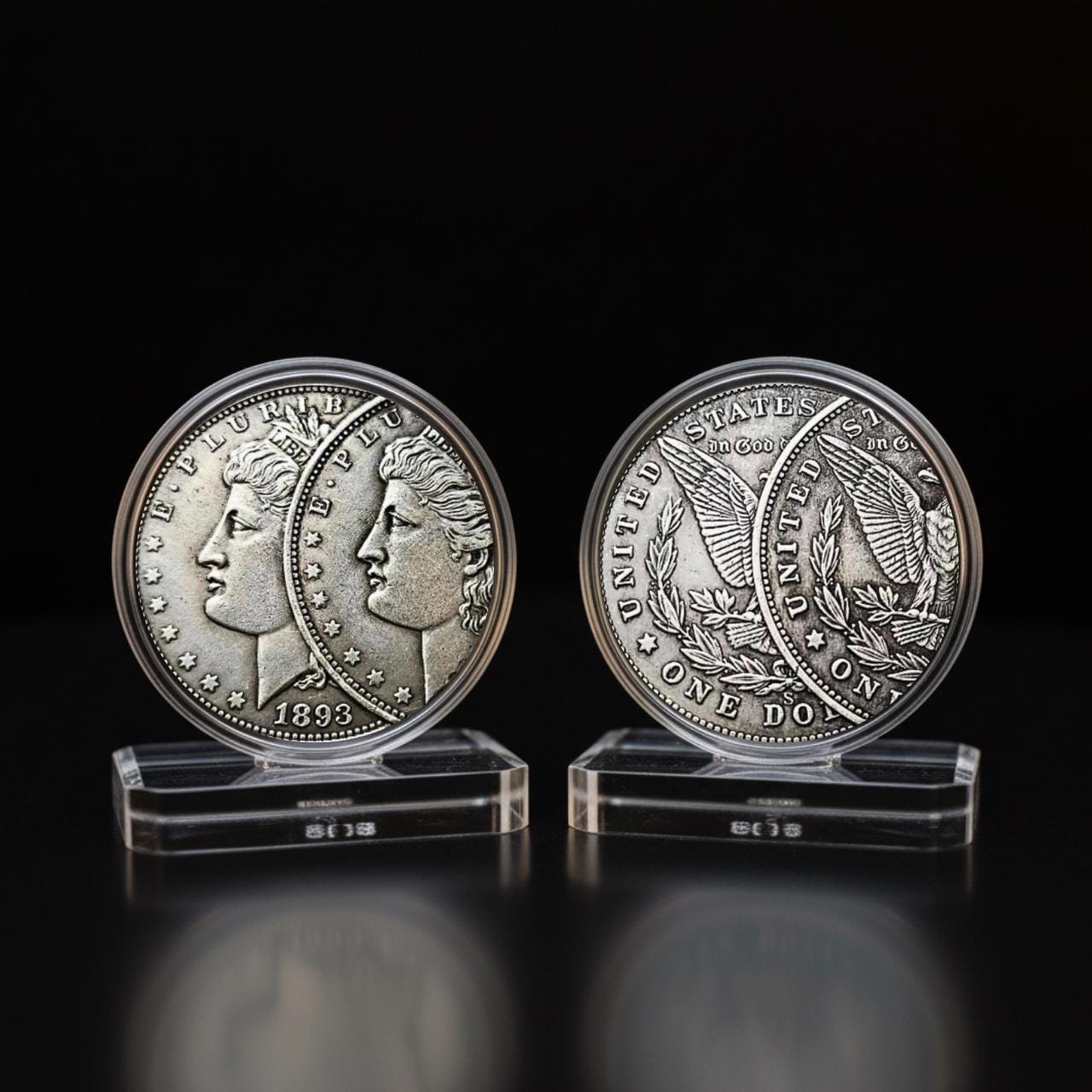 1893年 S モルガン・ダラー 両面エラー 米国コレクターコイン - Etsy 日本