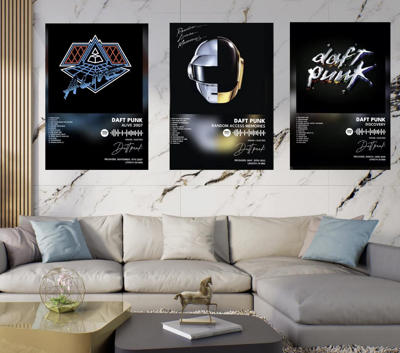 Daft punk poster - Etsy 日本
