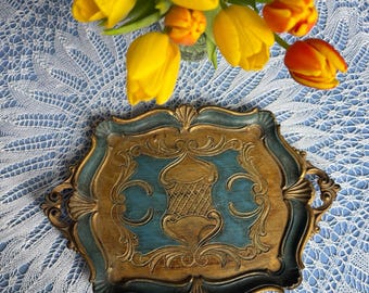 Vintage Italian Florentine tray