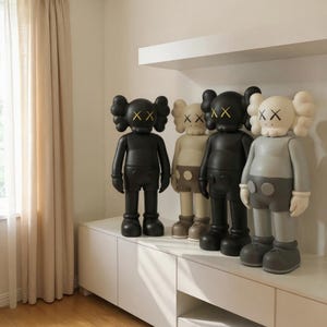 Inspired By Life Size Kaws Figure Hypebeast Life Sized Figure home Decor Sculpture Room Decor Kaws 4ft Fake Kaws 4ft New Apartament Decor