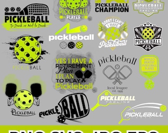 Funny Pickleball Player SVG | Shirt Design, Paddle & Ball (Digital Download)