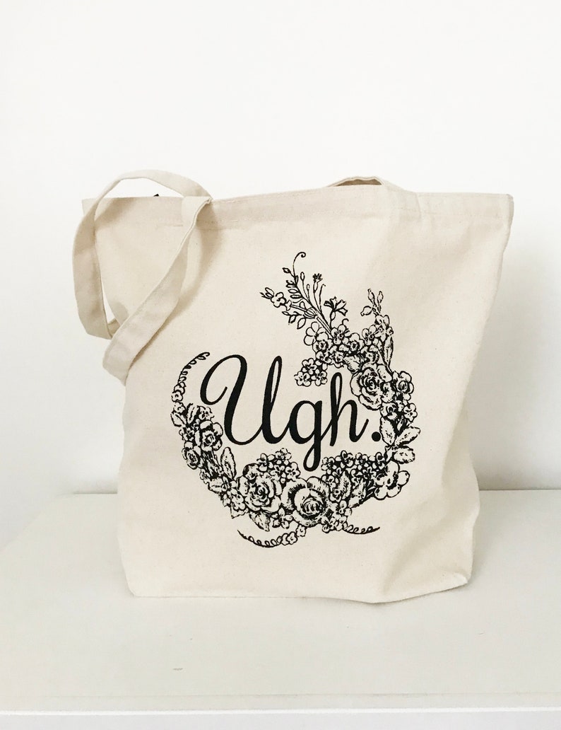 Ugh Farmer/'s Market Tote Heavy Canvas Large Bag