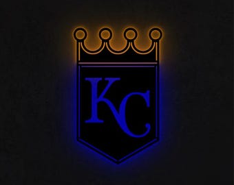 Kansas City Royals Led lighted Neon wall sign - MLB fans gift - Christmas Gift Kc Royals