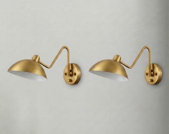 Moderne Plug in Wandleuchte, einstellbare mattschwarze Wandleuchte, moderne Wandleuchte, Innenbeleuchtung, Schlafzimmer oder Badezimmer Leuchte