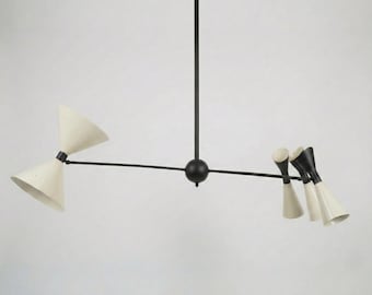 Mid century modern chandelier | Sputnik Chandelier | unique chandeliers | antique chandelier for dining and kitchen