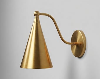 Bedside Adjustable Wall Light Sconce: Vintage wall sconce | plug in wall sconce | wireless wall sconce | Mid Century Modern wall Sconce