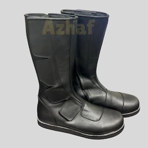 Men Wrestling Boots | Pro Wrestling Boots | Handmade Wrestling Long Boots | Real leather Boots | Custom Wrestling Boots | Customizable boots