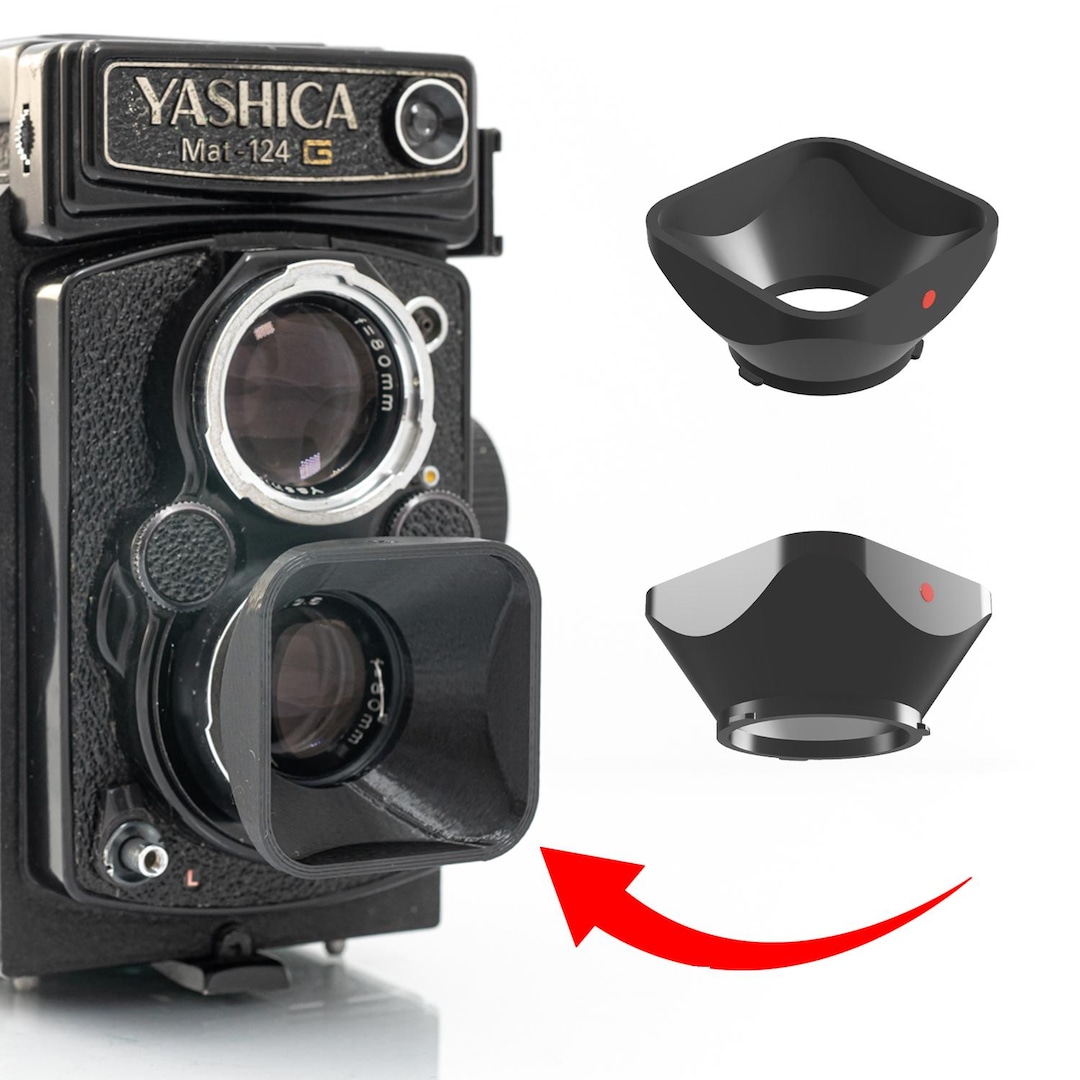 YASHICA Mat-124G Bay-1フィルター　純正レンズフード付き Lens Hood --- for Yashica MAT 124G / Rolleiflex --- Bay I Mount - Etsy