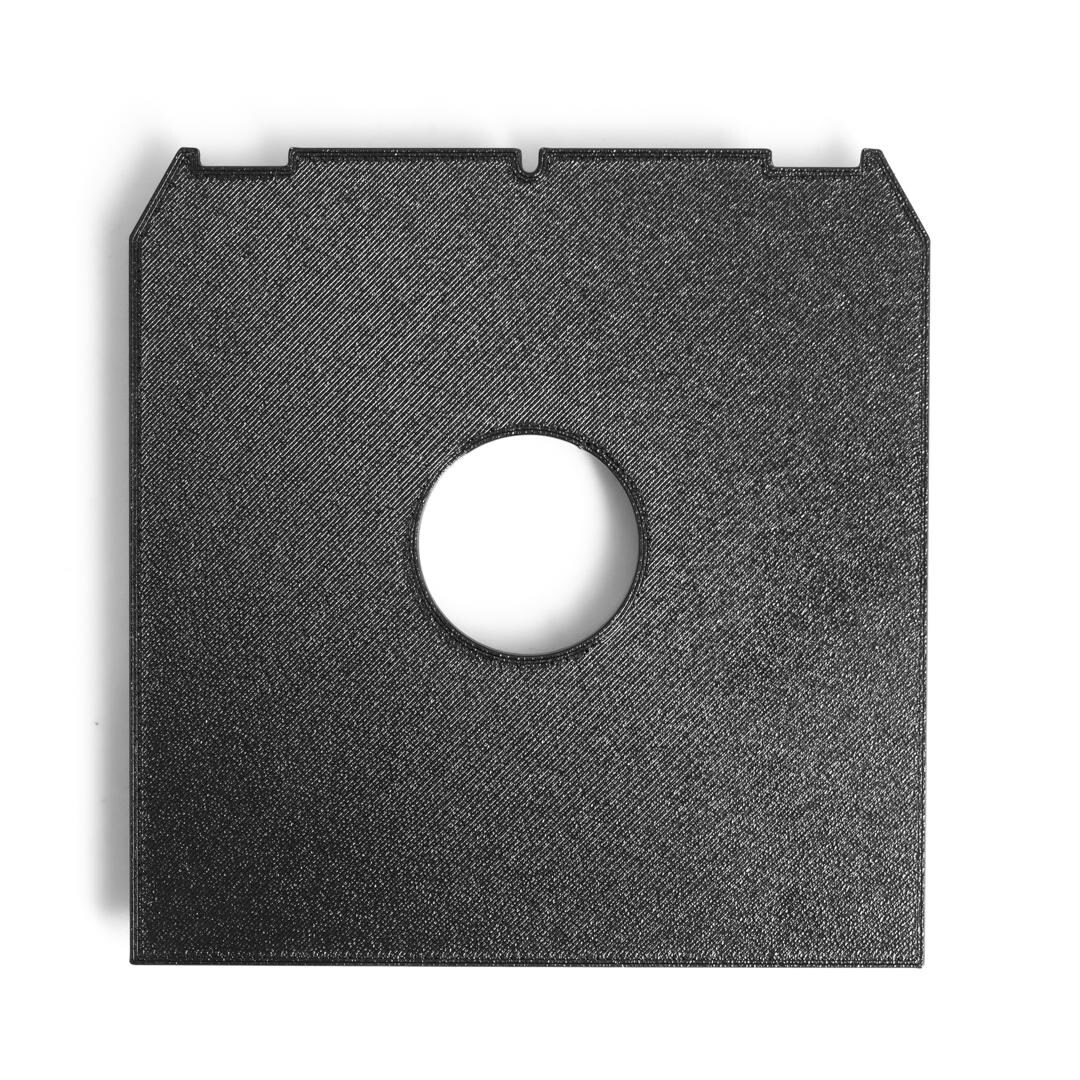 Lens Board For Linhof Technika Wista Chamonix 4x5 - Center Hole Copal #0 Flat Board
