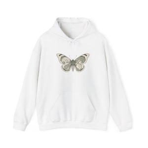Butterfly Graphic Hoodie - Cozy Unisex Sweatshirt for Nature Lovers, Spring Fashion, Gift for Her, Butterfly Lover, Back to School