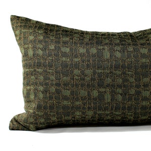 Lumbar Pillow Cover Moss Green Pebble Upholstery Spring Decor Decorative Pillow Oblong Throw Pillow Cushion Cover image 3