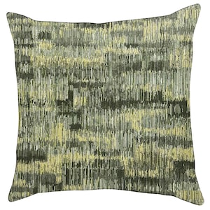Green Abstract Throw Pillow Cover Decorative Pillow Multi Color Brushwork Upholstery Fabric Lumbar Pillow Cover Euro Sham Cushion Cover