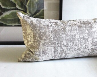 silver lumbar pillows