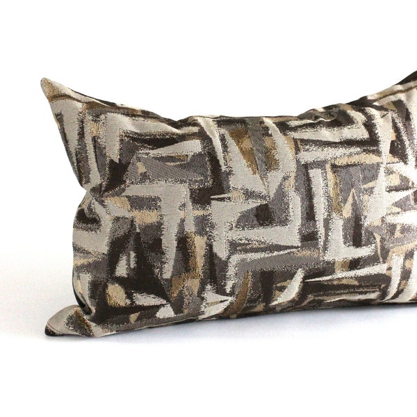Grey Brown Pillow Etsy
