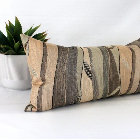 Lumbar Pillow Cover Wavy Striped Multi Color Upholstery Decorative Pillow Oblong Throw Pillow Cover 10x20 10X22 10X24 10X26 Etsy