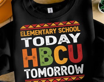 HBCU Elementary School Png | Black History Month Sublimation | Future College Grad Shirt | African Pride Education | Black Teacher Gift